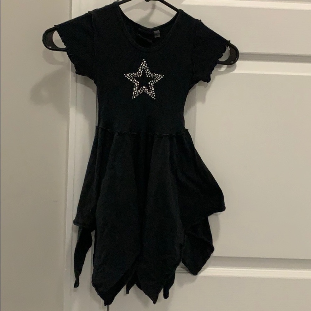 Kids Black designer dress from upscale boutique
